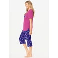 thumbnail image 3 of Dreams & Co. Plus Size 2-Piece Capri PJ Set, 3 of 6