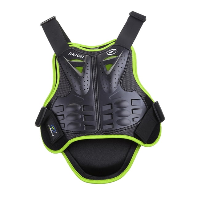 Almencla Motorcycle Protection, Vest, Motorcycle Jacket Spine Chest Protection Chest Back Green