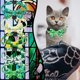 thumbnail image 1 of Jacenvly Liquidación 2024 Nuevo Collar para Mascotas del Día de San Patricio para Cachorros Gatos Pajarita con Cascabeles Tecnología para Mascotas, 1 of 4
