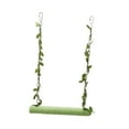 thumbnail image 1 of Percha para loros, jaula para periquitos, hamaca, juguete de ejercicio, percha de entrenamiento para pájaros verde, 1 of 9