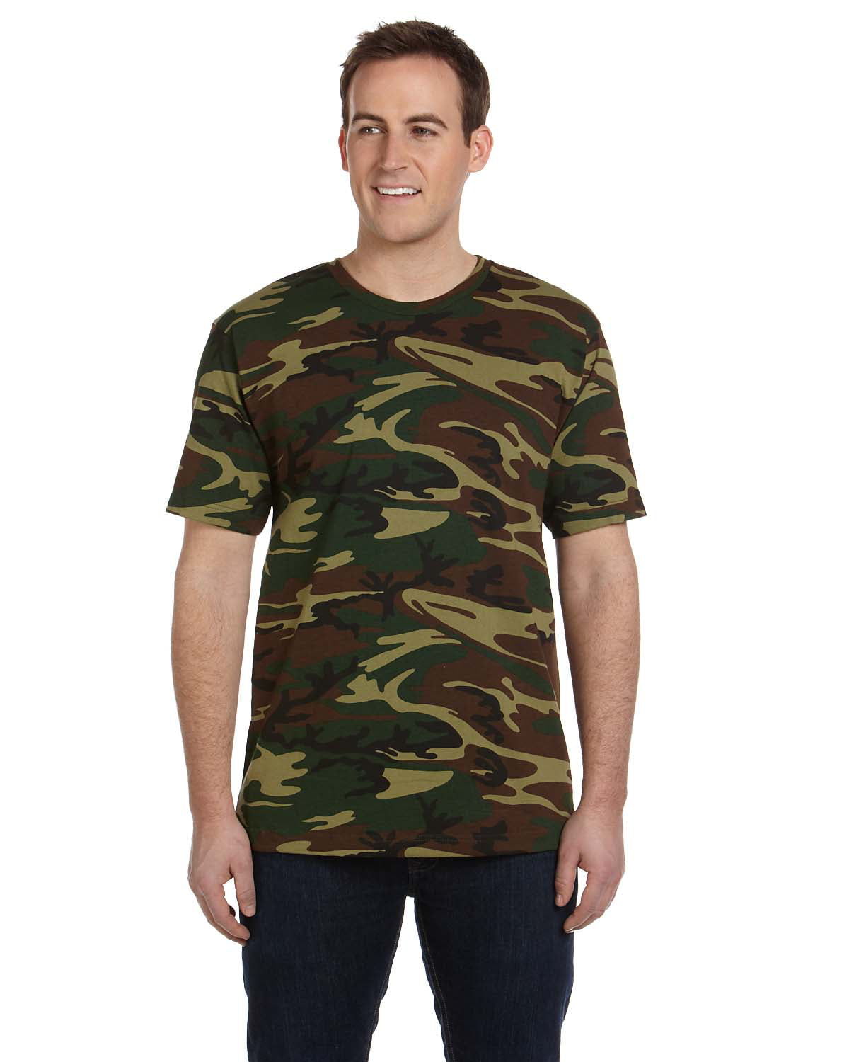 Clementine mens Overdye Camouflage Cotton T-Shirt - Walmart.com