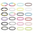 thumbnail image 1 of BodyJ4You Ensemble de 24 Pcs Collier Ras-du-Cou Mélange Coloré Extensible Élastique Bijoux Femmes Fille Enfants Paquet Valeur, 1 of 8