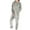 Light Gray, variant on Fanxing Clearance Deals Women Cute Panda Onesies Animal Plush Homewear Loose Casual Fit Pajamas Fleece Jumpsuit Sleepwear