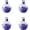 Purple, variant on Round Ice Ball Mold, Silicone, with Lid, 4-Pack