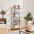 thumbnail image 6 of Yaheetech 3 Pieces of 5 Tiers Boltless Storage Shelf Goods Rack for Home Warehouse, Black, 6 of 8