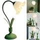 thumbnail image 3 of Lámpara de mesa de flores DIY acrílico francés romántico JShteea verde, 3 of 9