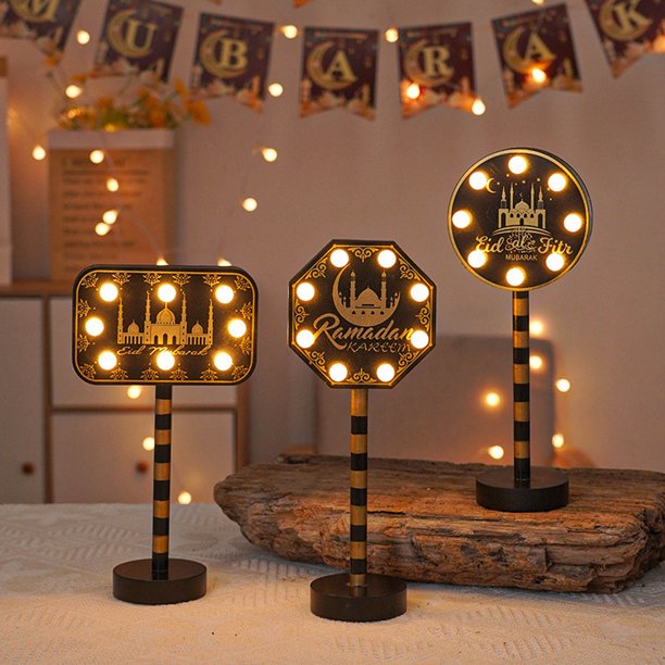 Ganfancp Led Estrella Luz Castillo Medio Festival Decoración Noche Luz Ambiente Lámpara de Mesa Rebajas Hoy Liquidación 1X Iluminación Ambiental