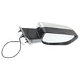 thumbnail image 5 of For Nissan Titan 2010 11 12 13 14 2015 Door Mirror Passenger Side | Power Glass | Chrome | SV Model | Replacement For NI1321249 | 615343963716, 96301ZR20A, 5 of 6