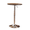 Black+Silver, variant on GZXS Modern Height-Adjustable Bar Table 26"-36", Black MDF Top Round Pub Table with Chrome Base for Home, Kitchen, Lounge, Easy Assembly