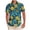 Blue, variant on CHUMUD Men's Hawaiian Shirt S-5XL Short Sleeve Summer Beach Tropical Button Down Collared Shirt Vacation (Avail for Big & Tall)