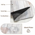 thumbnail image 6 of 3'x5' Area Rugs, World Map Indoor Outdoor Area Rug for Living Room Bedroom, Farmhouse Abstract Illustration Wooden Grain Washable Bathroom Rugs Kitchen Floor Carpet Mats Home Decor Aesthetic, 6 of 8