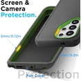 thumbnail image 5 of For Samsung Galaxy S26 Ultra Case, 3-in-1 Rugged Shockproof Protective Cover with Hard Shell and Soft Rubber Bumper, Drop Protection Armor, Grey, 5 of 6