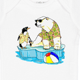 thumbnail image 4 of Inktastic Penguin and Polar Bear Iceberg Beach Bums Boys or Girls Baby Bodysuit, 4 of 5