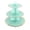 Mint Green, variant on Gold Rim 3-Tier Disposable Cardboard Cupcake Stand, Dessert Display Tower for Birthday Shower Party Food Decor, Easy Assembly, Pink