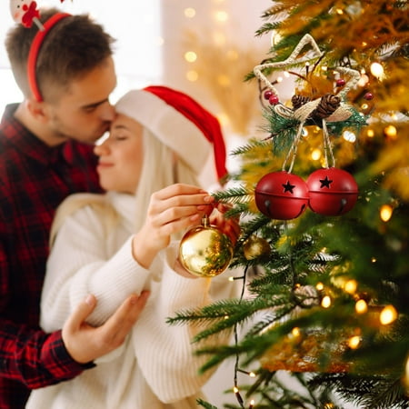 

TALKVE Simple lightweight and wear resistant Christmas Bell Decoration Pendant Christmas Tree Decoration Pendant Christmas Bell