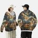thumbnail image 4 of Balery Starry Sky White Horse Sudadera ligera de manga larga con capucha y protección solar UPF 50+ para hombre y mujer, ideal para pesca y running-Small, 4 of 7