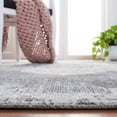thumbnail image 4 of SAFAVIEH Phoenix Jepson Medallion Area Rug, Grey/Ivory, 6'7" x 6'7" Square, 4 of 8