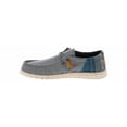 thumbnail image 4 of Mens Hey Dude Wally Funk Baja Navy Casual Shoe, 4 of 6