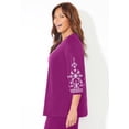 thumbnail image 2 of Catherines Women's Plus Size Anywear Kurta Top, 2 of 5