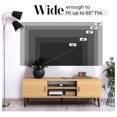 thumbnail image 4 of -Century Modern 55" TV Stand with 2 Side Doors Entertainment Center Console for Living Room Bedroom Office- Supports up to 65 Inch TV & 150 lbs Large Cabinet w/Shelves - MAPLE, 4 of 5