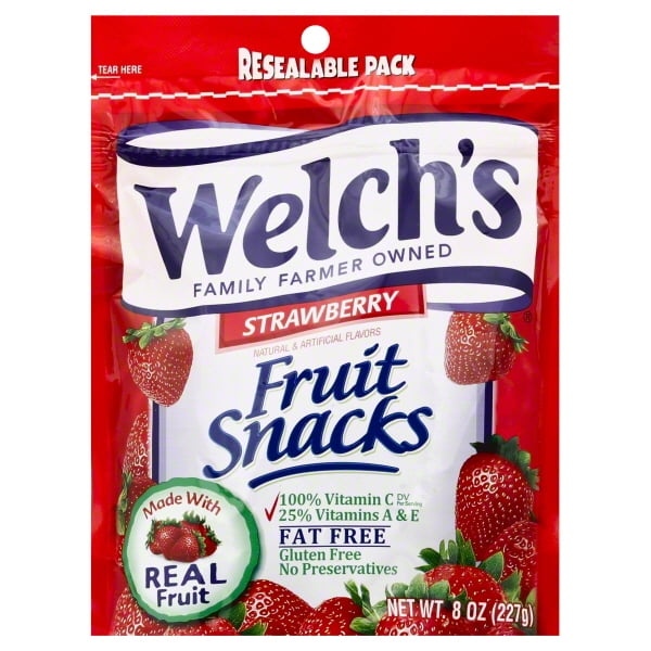 Welch's Strawberry Fruit Snacks, 8 Oz.
