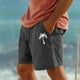 thumbnail image 1 of WILLBEST Pantalones Cortos Casuales para Hombre, Pantalones Cortos con Estampado 3D para Resort, Pantalones Cortos con Cintura Elástica y Cordón, Pantalones de Playa para Vacaciones, 1 of 5