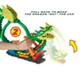 thumbnail image 5 of Hot Wheels City Dragon Drive Firefight Track Set & 1:64 Scale Toy Firetruck, Fire Station Theme, 5 of 7