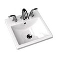thumbnail image 2 of American Standard Studio Carre Countertop Sink with Center Hole in White, 2 of 4