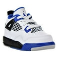 thumbnail image 2 of Kids Air Jordan 4 IV Retro TD Motorsport White Game Royal Black 308500, 2 of 6
