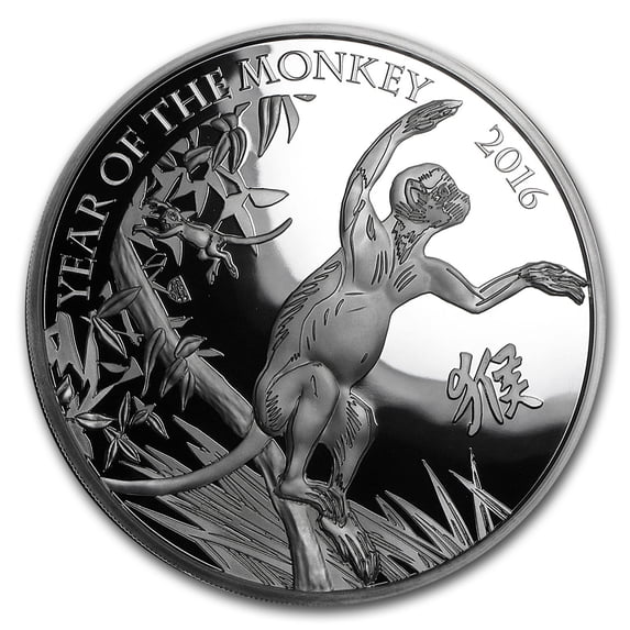 2016 GB Kilo Silver Year of the Monkey Proof (w/Box & COA)