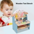 thumbnail image 4 of Wooden Tool Bench, Wooden Construction Bench Toy Innovative Simulation  for Children, 4 of 7