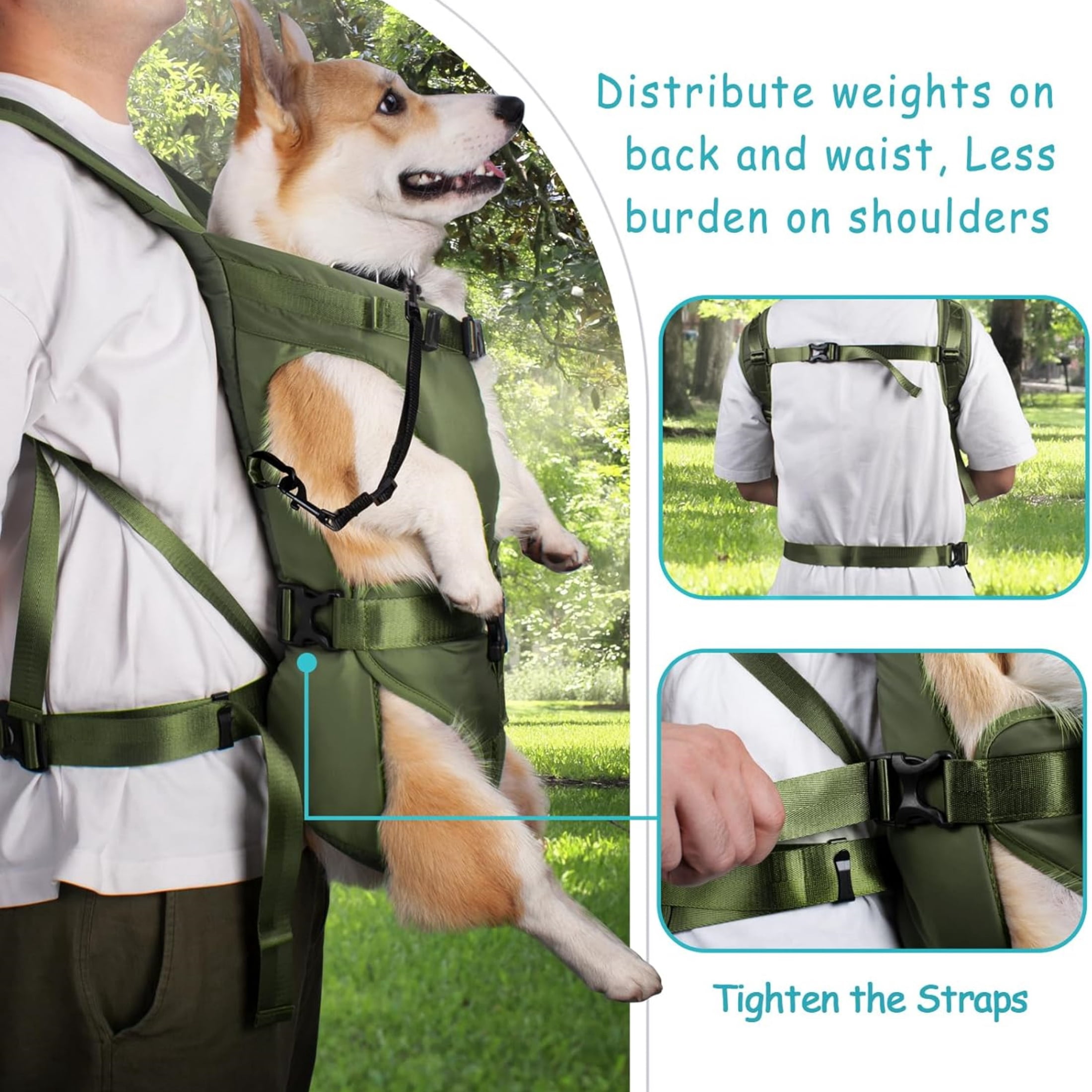 Newborn Brand Pet Front Dog Carrier Backpacks Adjustable For Hiking Cycling