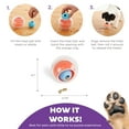 thumbnail image 3 of Outward Hound by Nina Ottosson Topsy Treat Ball Dog Puzzle, Level 1 Beginner, Orange, 3 of 7
