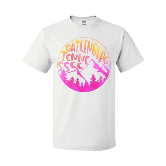 Inktastic Gatlinburg, Tennessee- Mountains in Sunrise Colors T-Shirt