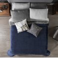thumbnail image 4 of Vianney Alaska Navy Blue Winter Blanket With Sherpa Warm And Soft Home Washable Queen, 4 of 4
