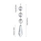 thumbnail image 3 of Juego de jarrones decorativos de plástico transparente y portavelas | 30 piezas para centros de mesa de bodas y hoteles | Soportes florales de 12 cm para eventos, 3 of 6