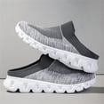 thumbnail image 6 of Men Backless Sneakers Breathable Mule Cushion Open Back Casual Slippers for Men, 6 of 14