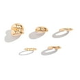 thumbnail image 4 of Geometric Water Drop Ring Set For Women Zinc Alloy Plated, 4 of 5