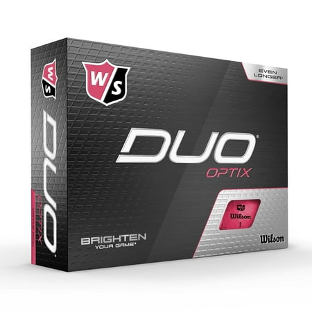 UPC: 0887768918477 | Wilson Duo Optix Golf Ball  Pink  12-ball pack