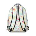 thumbnail image 3 of Pioneer Flower Floral Print Pattern Backpack for School, Cute School Bag with Adjustable Shoulder Straps and Padded Back, 15.3"x11"x7.1", 3 of 5