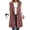 Pink, variant on Xaqiouau Women's Long Sleeveless Trench Coat Lapel Collar Open Front Vest Jacket Casual Button Down Lightweight Duster Waistcoat Outerwear with Pockets