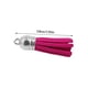 thumbnail image 5 of Wosthever 28 piezas bolsa Keychian encantos único exquisito llavero borlas Simple llavero borla adorno DIY accesorio para bolsos llaves Artesanía Rosa roja Wosthever HA059646-08B, 5 of 6