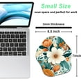 thumbnail image 2 of ERDS-Small Mouse Pad 6.5 x 7 Inch, Takes up Wrist and Mouse Space, Waterproof Compact Mini Mouse Mat for Laptop Computer Wireless Mouse Keyboard Home Office Travel,Flower, 2 of 4