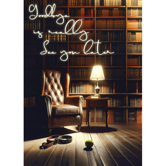 Goodbye Is Really See You Later ...And Then, Never Parted Again Sympathy Card