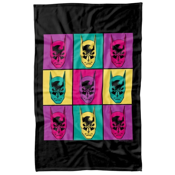 Batman Warhol Batman Fleece Blanket 36' x 58',Warhol Batman