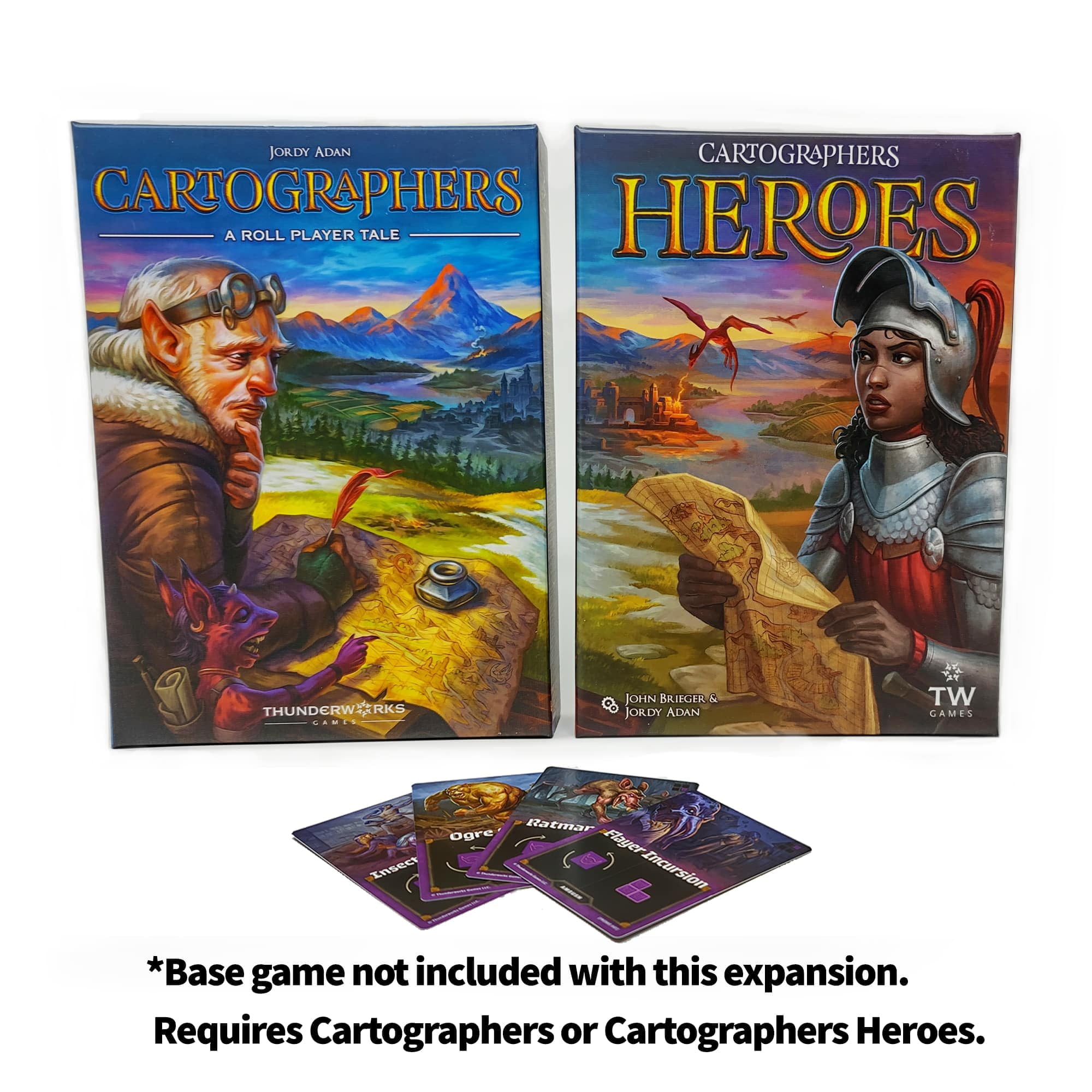 Cartographers Ambush Mini-Expansion with 4 New Ambush Cards