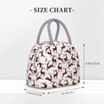 thumbnail image 2 of Fotbe Christmas Plaid Moose Bolsa de Almuerzo con Estampado, Lonchera Aislada, Contenedor de Comida Reutilizable Tipo Cooler a Prueba de Fugas, 2 of 6