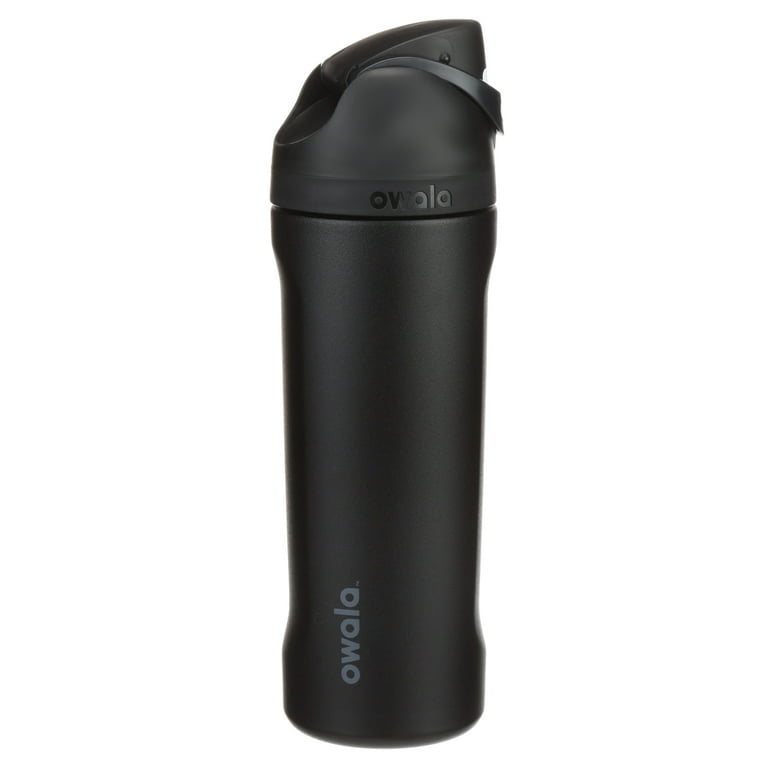 Owala FreeSip Stainless Steel Water Bottle - Very Very Dark Black, 24 oz -  Pay Less Super Markets