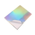 thumbnail image 1 of 20 Sheets Holographic Sticker Paper Self Adhesive Printable Self Adhesive Glossy for Inkjet Printer, 1 of 8