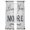 White, variant on Valentine's Day Sheer Curtains 96 Inch Length 2 Panels Set, Love You Vintage Wood Stripes Gray Voile Window Treatment Semi Sheer Long Curtains Drapes for Bedroom/Living Room/Kitchen 52"x96"x2